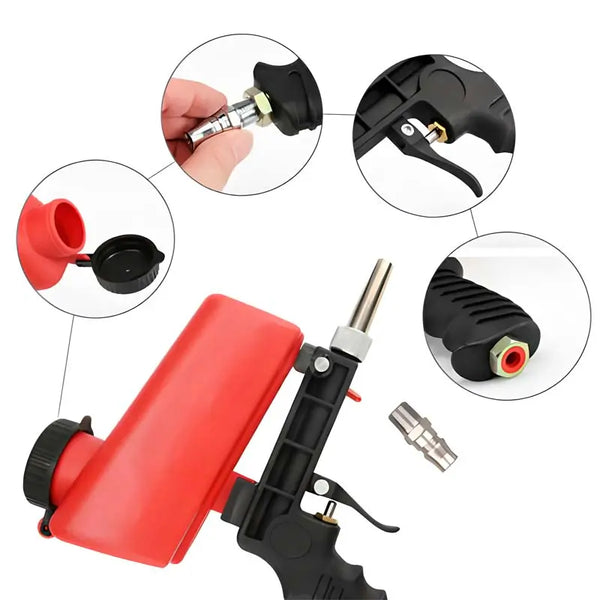 LUX Sandstrahlpistole D-SSP-1000 Mit Becher 0,75 L Kaufen Bei