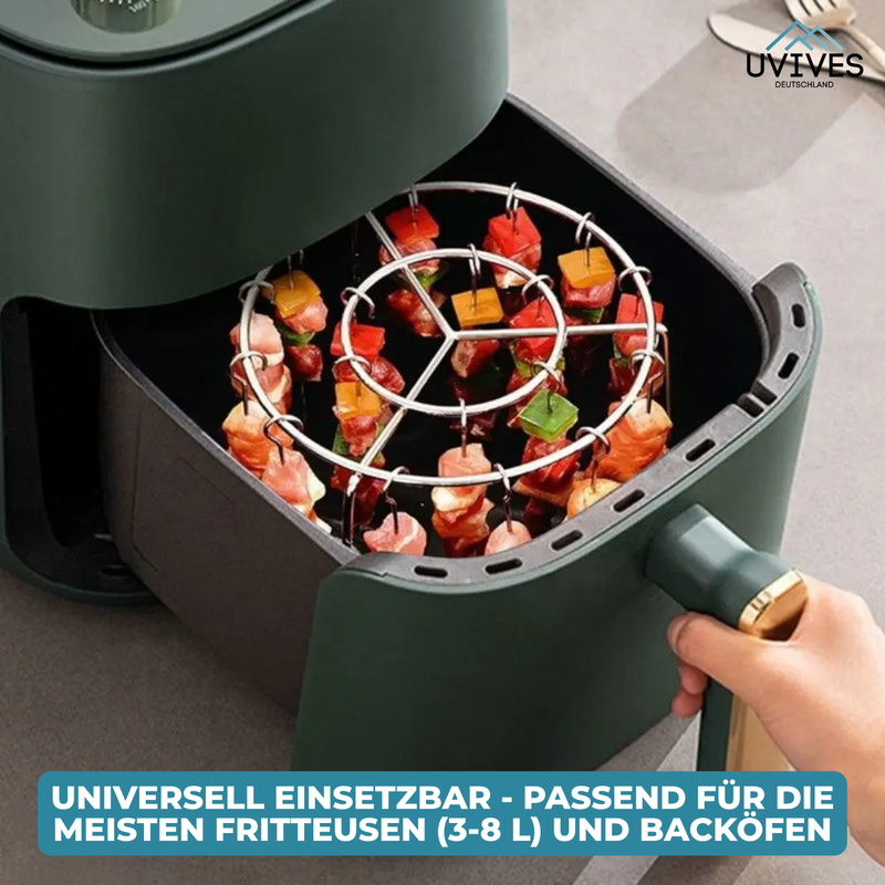 CrispGrill Set – Genießen Sie knuspriges Essen ohne Rauch oder Fett!