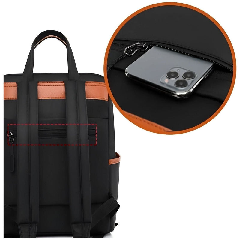 Valvera Damen Rucksack mit Anti-Diebstahl-Funktion | Wasserabweisend & Vielseitig tragbar | In 4 Farben