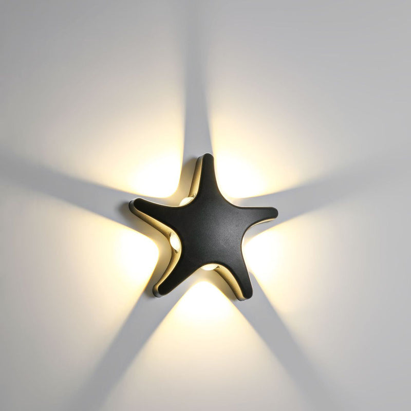Auralux LED Außenwandleuchte | Wasserdicht & Wetterfest | 500 Lumen | Modernes Aluminium-Design 20 × 20 cm
