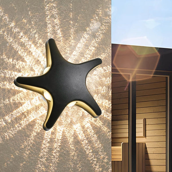 Auralux LED Außenwandleuchte | Wasserdicht & Wetterfest | 500 Lumen | Modernes Aluminium-Design 20 × 20 cm