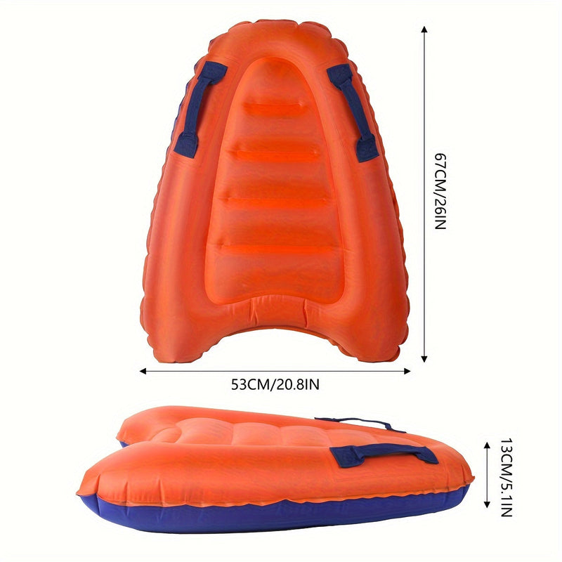 Aufblasbares Schwimmbrett Aqualoop Flow | Leicht & Robust | Mit Griffen | 67×53×13 cm