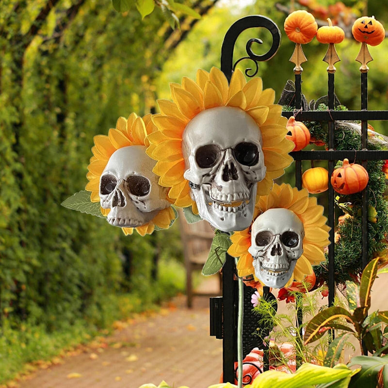 BloomSkull – Die faszinierend schöne Sonnenblume, perfekt für Halloween!