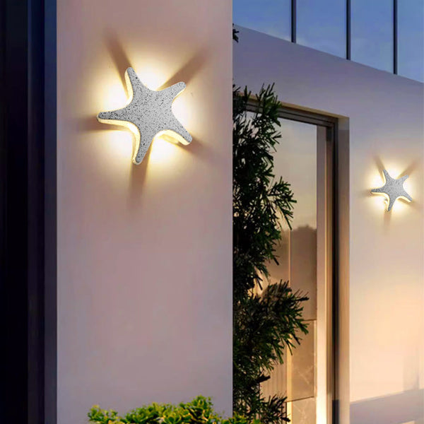 Auralux LED Außenwandleuchte | Wasserdicht & Wetterfest | 500 Lumen | Modernes Aluminium-Design 20 × 20 cm