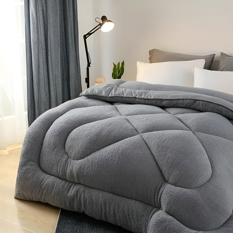 Milchvlies-Steppdecke Veluvia | Extra Weich & Wärmespeichernd | Doppellagig & Pflegeleicht | Ideal für Herbst & Winter