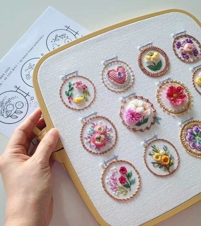 StitchBloom – Florale Stickerei für Entspannung und Verschönerung!