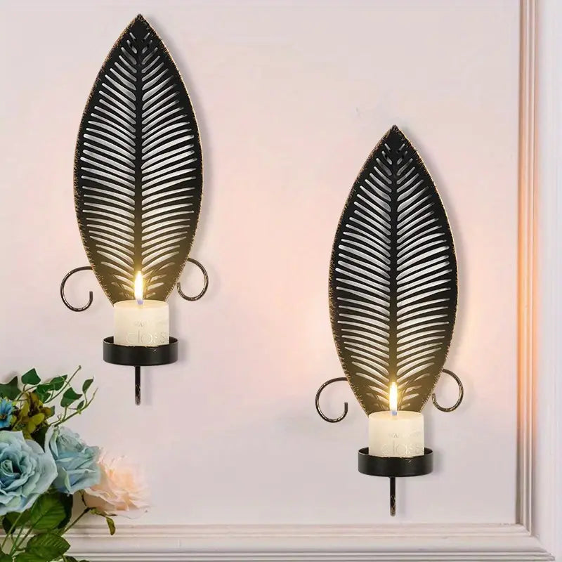 FoliGlow – Set aus windlichtförmigen Kerzenhaltern im Blätter-Design!