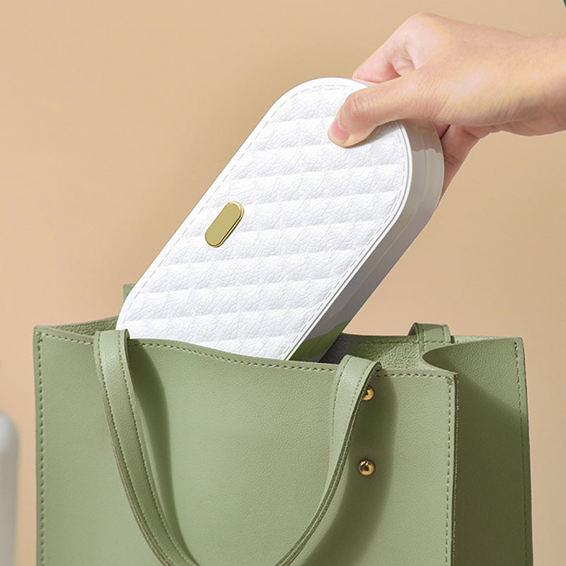 Stichora Nähset im Doppel-Etui | 20 bunte Spulen & Leder-Maßband | Kompakt & organisiert | 19,5×8,5×3,8 cm