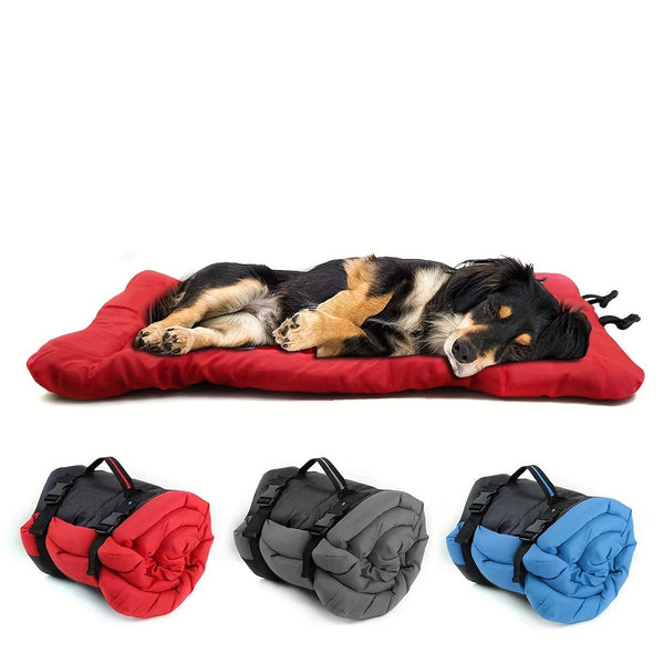 Faltbare Hundematte TrekTail DryPad | Wasserdicht & Leicht | 90×60 cm | Für Outdoor & Reisen