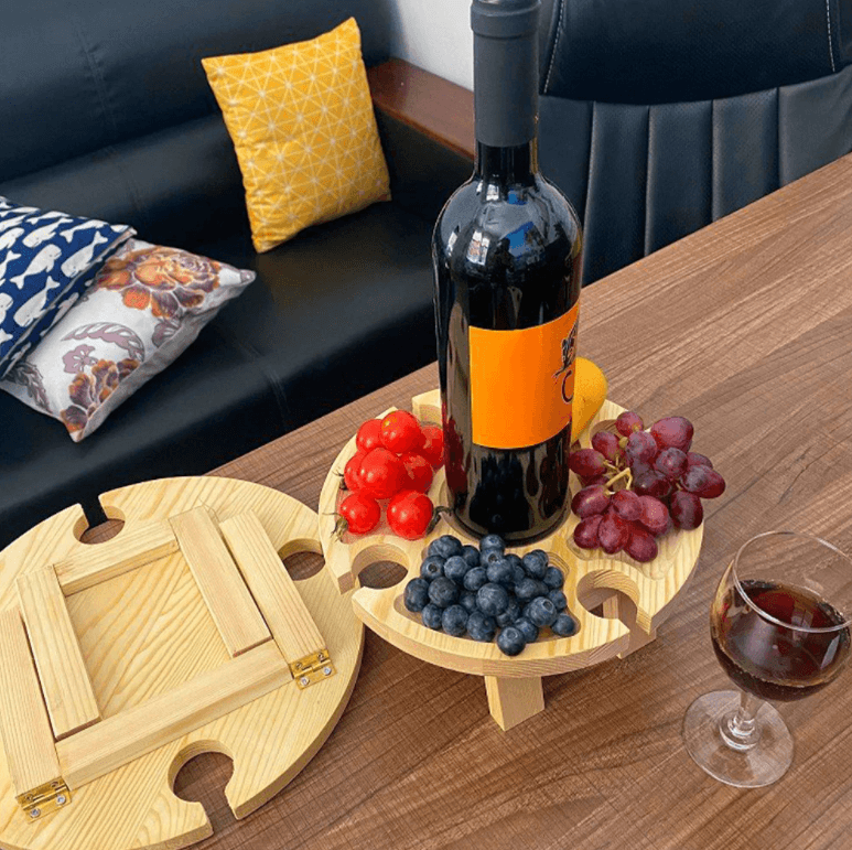 SnackTable – Der klappbare All-in-One-Tisch, ideal für perfekte Picknicks!