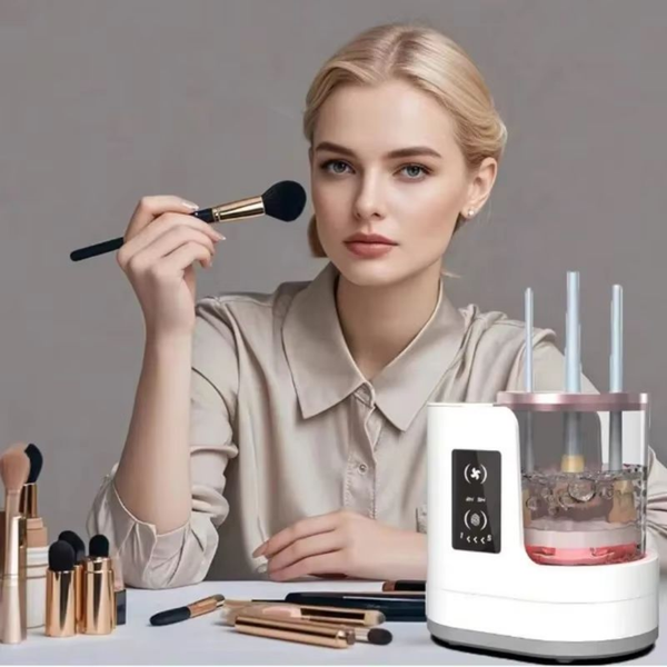 BrushGlam – Erreichen Sie strahlend saubere Pinsel in Sekundenschnelle!