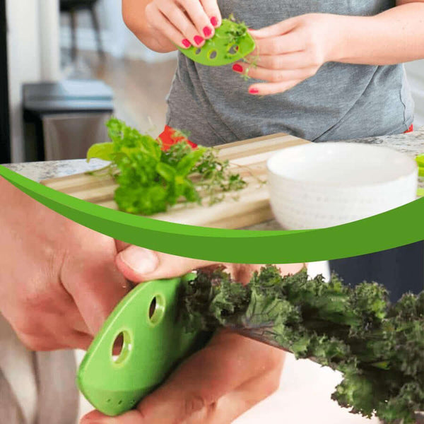 EasyLeaf – Kräuter und Gemüse in Sekundenschnelle entstielen!