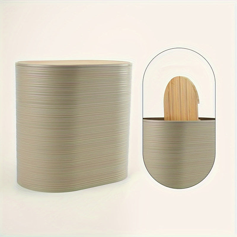 Badaccessoire-Set BAMNOVA | 6-teilig | Mit Bambusdeckeln | Modern & Natürlich