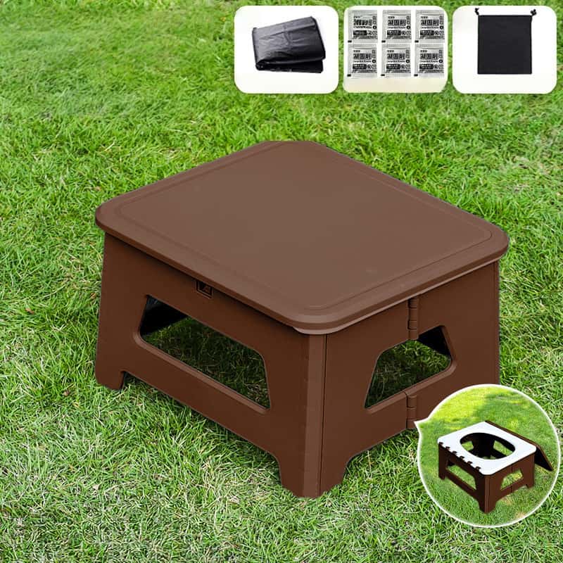 EcoLooGo – Trendige tragbare Campingtoilette für Komfort unterwegs!