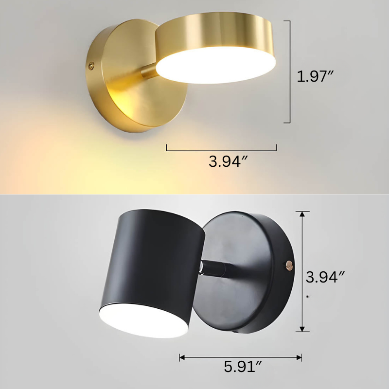 Nordische LED Wandleuchte KOPRILUX | Modernes Kupferdesign | Energiesparend & Elegant