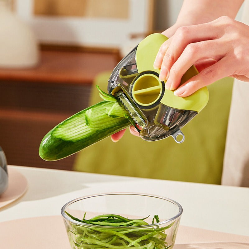 HandyPeel - 3 in 1 Mini-Edelstahl-Gemüse- und Obstschäler