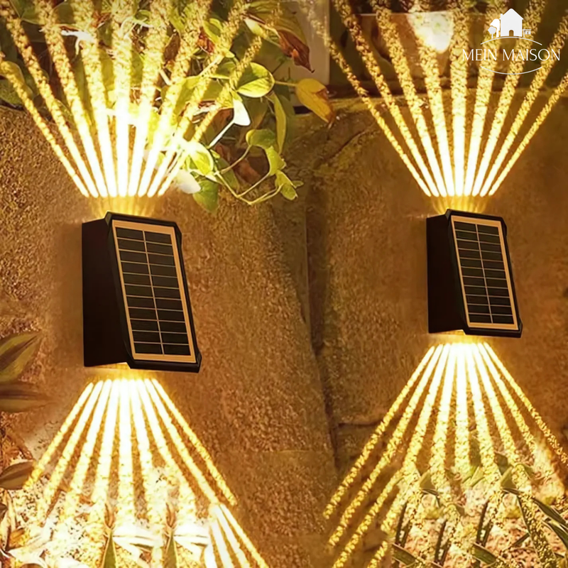 LumiWand Solar – Elegantes Lichtspiel ohne Stromkosten