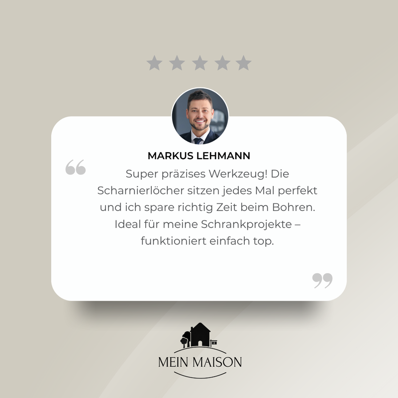 ProHinge – Erreiche sofort perfekte Bohrlöcher!