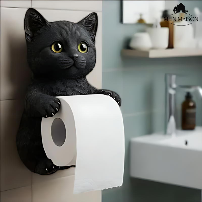 PurrRoll – Der charmante Katzen-Toilettenpapierhalter!