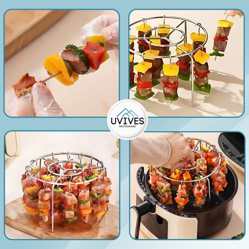 CrispGrill Set – Genießen Sie knuspriges Essen ohne Rauch oder Fett!