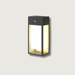Solar-Wandleuchte LumiVita | Mit Dämmerungssensor | Edelstahl & Aluminium | IP65 Wetterfest | LED Warmweiß