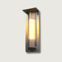 Solar-Wandleuchte SensoLux | Mit Bewegungssensor | IP65 Wetterfest | Edelstahl & Aluminium | LED Warmweiß