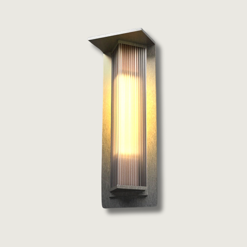 Solar-Wandleuchte SensoLux | Mit Bewegungssensor | IP65 Wetterfest | Edelstahl & Aluminium | LED Warmweiß