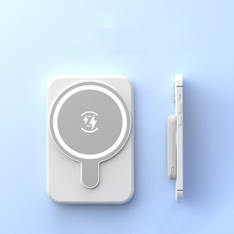 Magnera Magnetische Powerbank 5000 mAh | Kompatibel mit iPhones | USB-Ausgang 5 V/2,1 A | Kompakt & Stylisch