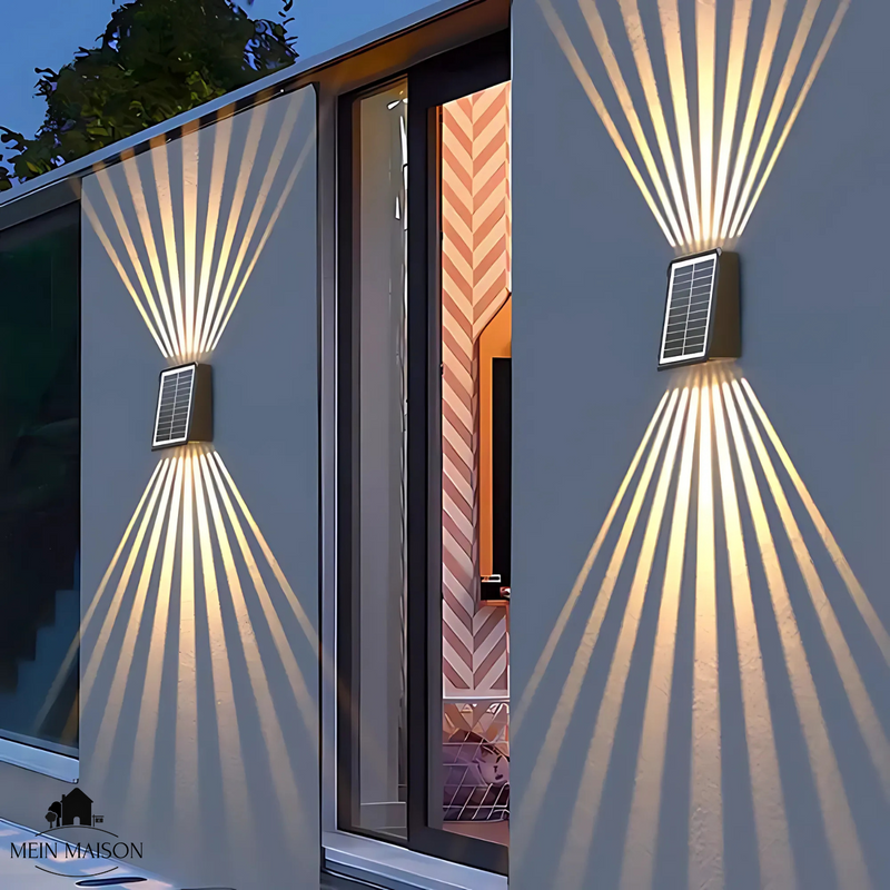 LumiWand Solar – Elegantes Lichtspiel ohne Stromkosten