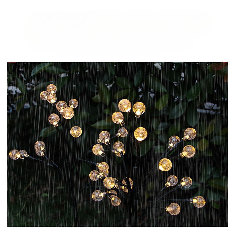 Lumiora Naturlicht Solar Gartenlichter | 6er-Set Wildfenchel Design | Warmweißes LED-Licht | 75 cm Höhe
