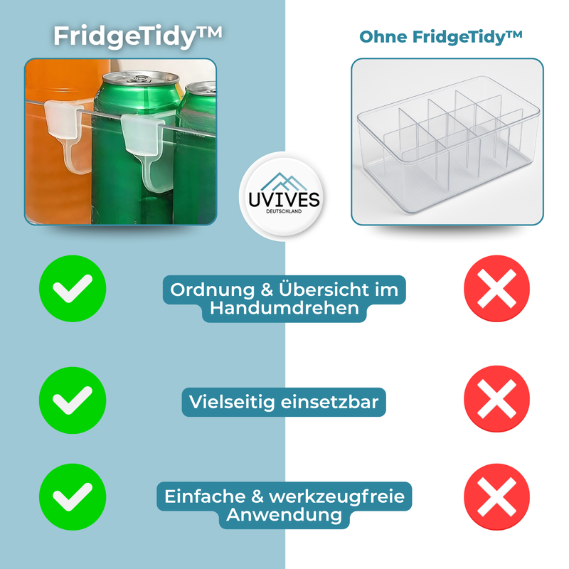 5+5 GRATIS | FridgeTidy – Der smarte Ordnungshelfer für deinen Kühlschrank!