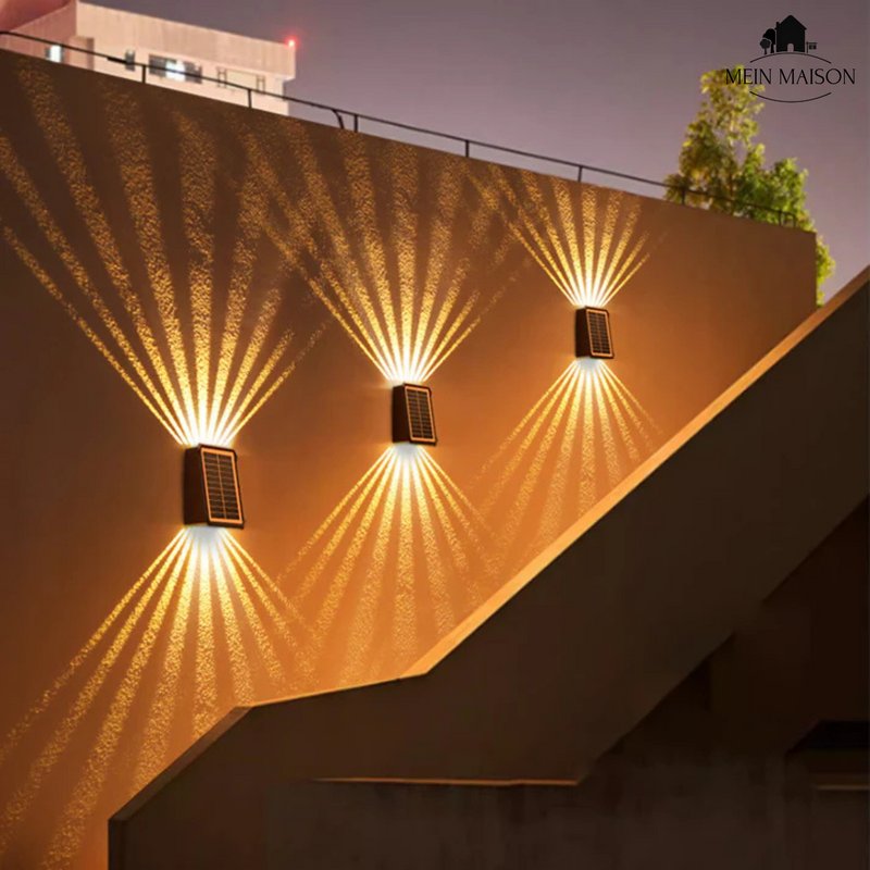 LumiWand Solar – Elegantes Lichtspiel ohne Stromkosten