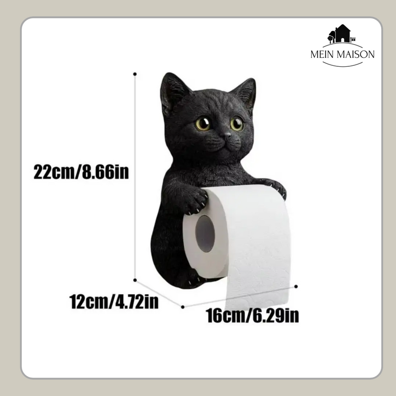 PurrRoll – Der charmante Katzen-Toilettenpapierhalter!