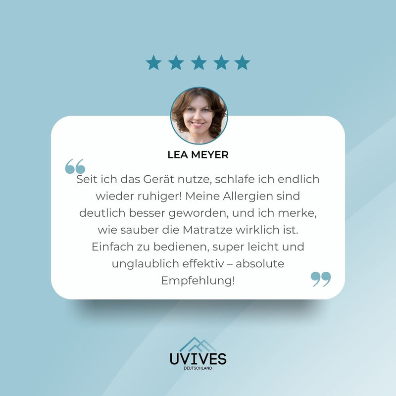 MiteBuster™ - Staubsauger zur Beseitigung von Haushaltsmilben