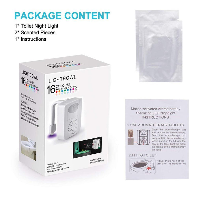 LumiClean – Lebhaftes Toilettenlicht mit UV-Hygiene