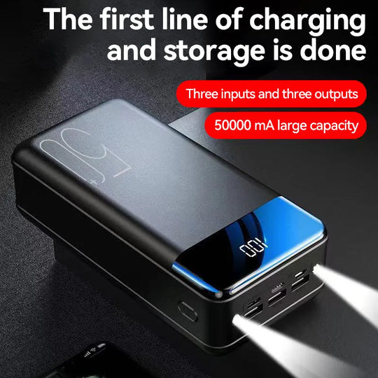 Voltaro Powerbank 100.000 mAh | Ultra-Schnellladen | Für Laptop, Tablet & Smartphone | Kompakt & Extrem Leistungsstark