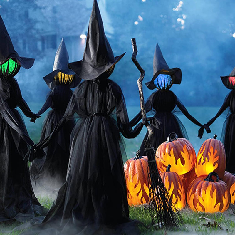 HexaGlow – Trio leuchtender Halloween-Hexen!