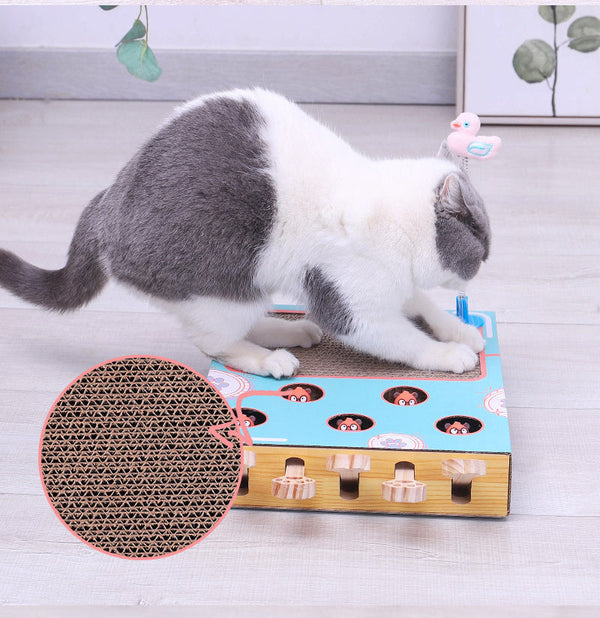 Interaktives Katzenspielzeug JagdFlink Pop | USB-aufladbar & Geräuscharm | Mit Zufallsmodus & Federn | Für alle Altersstufen