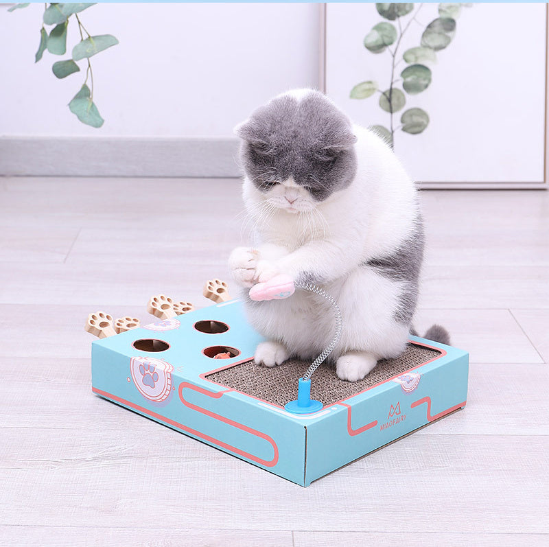 Interaktives Katzenspielzeug JagdFlink Pop | USB-aufladbar & Geräuscharm | Mit Zufallsmodus & Federn | Für alle Altersstufen