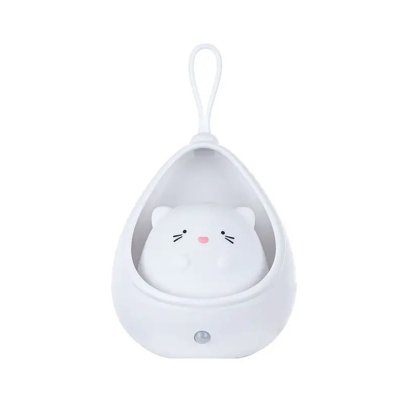 Kinder Nachtlicht | PurrLight Katze | Mit Bewegungssensor & USB Wiederaufladbar | Warmes Stimmungslicht