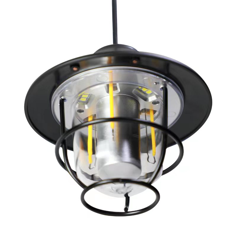 Retro LED Campinglampe CampGlow Classic | USB-Aufladbar & Robust | 15,5×6,6×10,5 cm | Für Outdoor & Notfälle