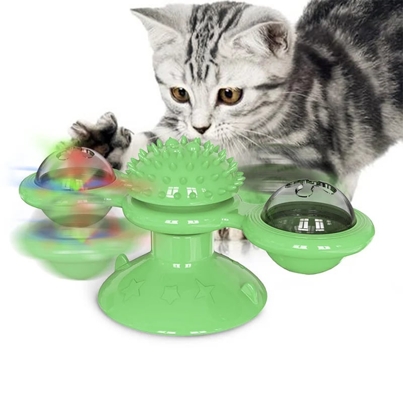 SpinPaw – Endloser Spielspaß & Bewegung für Ihre Katze!