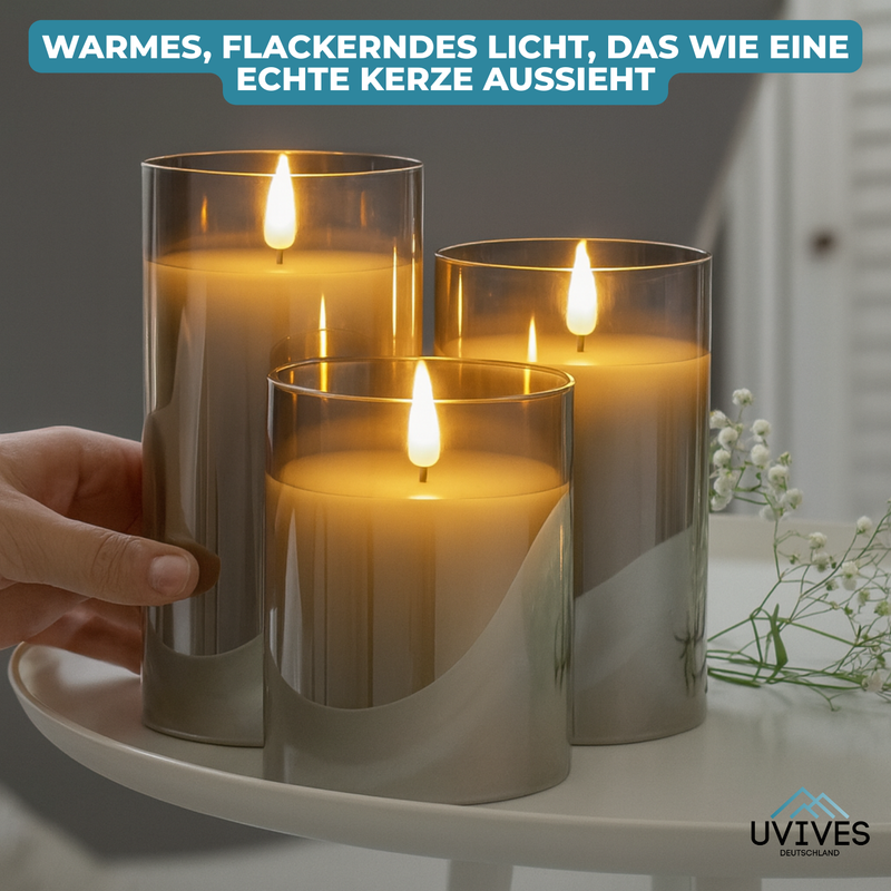 LuxCandly – Warmes Leuchten, das echte Flammen nachahmt!