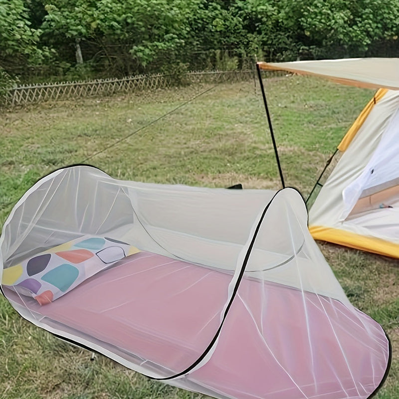Mückennetz InsectoGuard Solo | Ultraleicht & Faltbar | Mit Reißverschluss | 200×80×56 cm | Für 1 Person