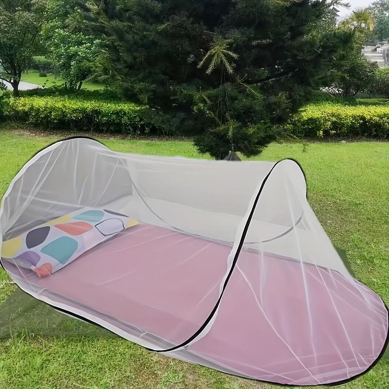 Mückennetz InsectoGuard Solo | Ultraleicht & Faltbar | Mit Reißverschluss | 200×80×56 cm | Für 1 Person