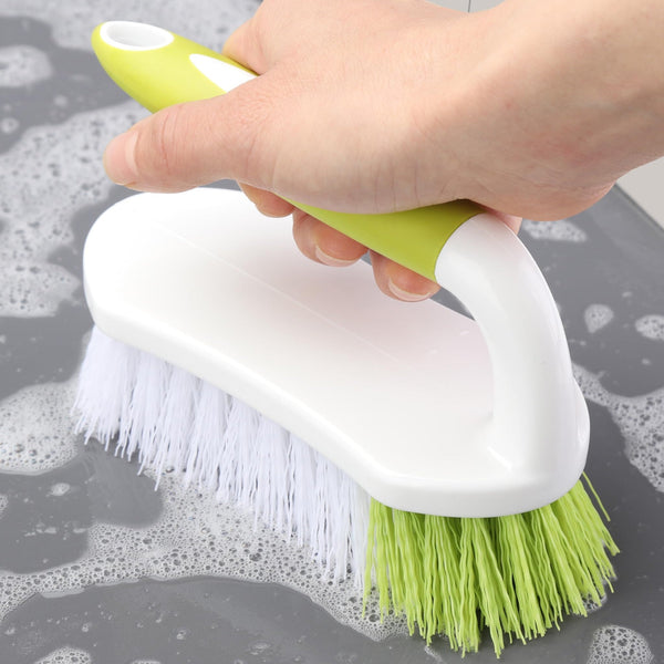 Handreinigungsbürste BRUSHLYTIK | Harte Borsten | Ergonomischer Griff | Für Fugen, Fliesen & Böden