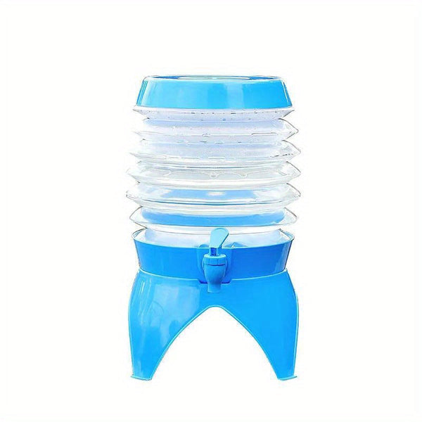 Faltbare Wasserkanne AquaFold 3.5L | Mit Auslaufhahn | Kompakt & Leicht | Für Camping, Reisen & Outdoor