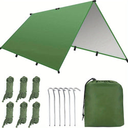 Camping-Sonnensegel TrekShade 3x3 m | Wasserfest & Winddicht | Leicht & Tragbar | Inkl. Heringe & Tragetasche