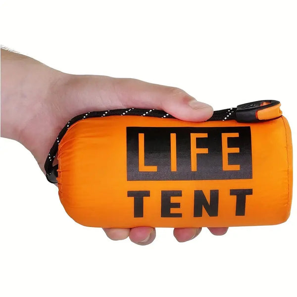 Notfallzelt DuoShelter | Ultraleicht & Wetterfest | Reflektierende Innenschicht | Für 2 Personen