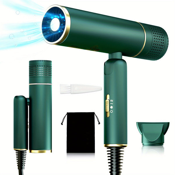 Aerovella Professioneller Ionen-Haartrockner | 1600W Power & Kalt-/Warmfunktion | Mit Diffusor | Antifrizz-Technologie | Blaues LED-Licht